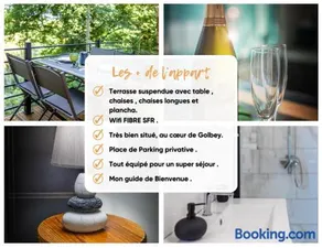 Golbey Evasion - Parking - Climatisation - Terrasse suspendue - Wifi - Image 3