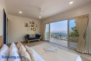 SaffronStays Kaia Waters by Kosha Villas, Pawna - Greek style villa with panoramic view of Pawna lake - Image 3