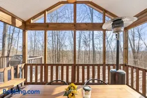 Cabin w hot tub, fire pit & deck - Image 3