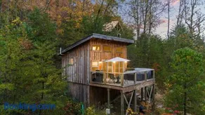 The Dragonfly - Tiny Mountaintop Cabin with Hot tub - Image 3