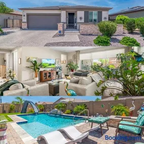 Goodyear Retreat Pool Slide Firepit BBQ - Image 1