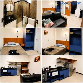 Studio Echo Living 01 Novo - Cozinha Completa, Ar Condicionado e Wifi - Vaga para veículo, Rápido Acesso ao Centro - Image 1