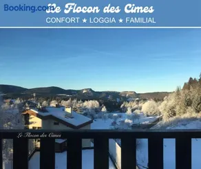 Confortable Studio de montagne avec loggia et jolie vue Les Rousses "Le Flocon des Cimes" Station de ski familiale Jura 39 - Image 1