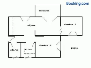 Sea-facing apartment with AC and parking - 4 guests - Image 5