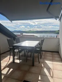 Exklusive Ferienwohnung LAKEVIEW in Bestlage Mattsee, beschattbare Dachterrasse mit Panoramablick über den See - Image 2