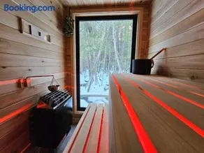 Nordik Spa Cabin - Hot Tub & Sauna - Winter Escape - Image 2