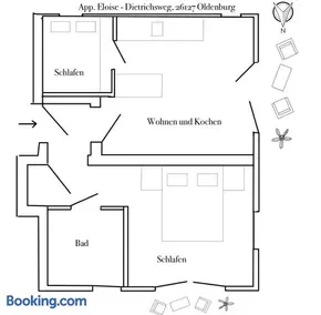 Apartment Prinzessin Eloise - Zimmerprinzen - Image 2