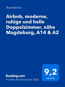 Airbnb moderne ruhige und helle Doppelzimmer nähe Magdeburg A14 & A2 - Image 2