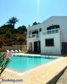 SeaNelli Kalathos Villa Pool BBQ Sea View - Image 1