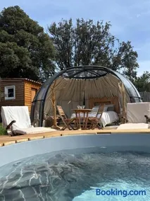 Dôme avec spa privatif, vue montagne & accès piscine - Domaine l'Aghja Vallica - Image 1