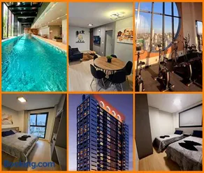 Apartamento 2 Quartos Premium com Suíte no Centro com Piscina, Academia e Garagem - Prédio de Alto Padrão - Image 1
