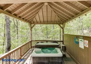 Wooded ViewsNear Helen w Fireplace & Hot Tub - Image 2