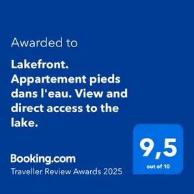 Lakefront. Appartement pieds dans l'eau. View and direct access to the lake. - Image 3