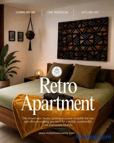 Retro a stylish apartment with a large garden - Image 1