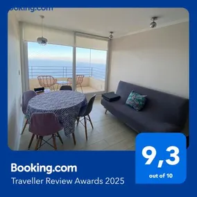 Departamento con vista al mar, de 2 dormitorios en Concon - Image 1