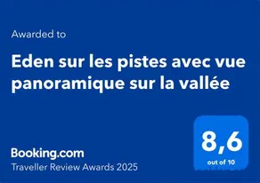 Eden sur les pistes avec vue panoramique sur la vallée - Image 3