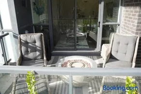 Nature trail view with cozy patio and firetable - Image 3