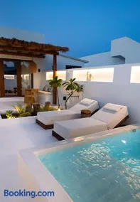 Sea Whisper Suites with private Cycladic patio and heated pool - sea side - Image 1