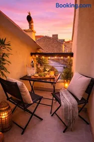 PENTHOUSE Loft 5MIN PALAIS DES FESTIVALS AND BEACH terrace view on castle - Image 4