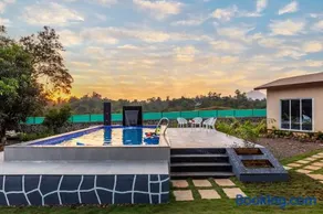 SaffronStays Apricus Farm - 4BHK Veg Estate with Pool, Yoga & Garden - Image 4