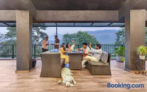 SaffronStays Earl Grey - 3BR pet-friendly pool villa with theatre, pool table, BBQ & glass balconies for open views - Image 2