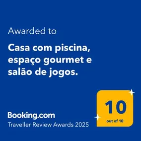 Casa com piscina, espaço gourmet e salão de jogos. - Image 2