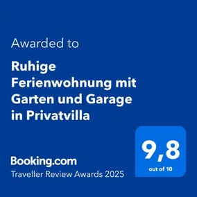 Ruhige Ferienwohnung mit Garten und Garage in Privatvilla - Image 2