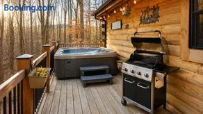 The Little Deer Cabin - Hot Tub Stone Fireplace - Image 1