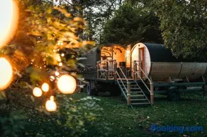 Myrtle The Glamping Truck, 1950's Swiss Army Truck with Sauna - Image 1