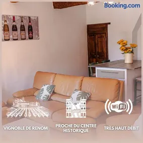 Pegau bedrooms, 3 chambres au centre de Châteauneuf-du-Pape - Image 1