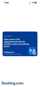 Chez moon Joli appartement rénové proche centre et parking privé - Image 1