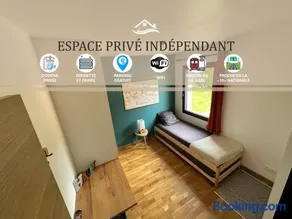 Chambre privée au calme - Proche gare - Parking gratuit - Image 1
