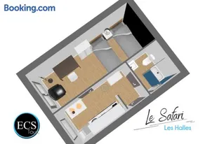 "Le Safari" - 2 lits - Au cœur du Vieux Tours - Image 4