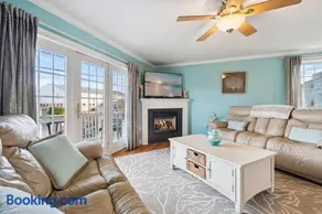 Ocean Hideaway Rooftop Deck Fireplace - Image 2