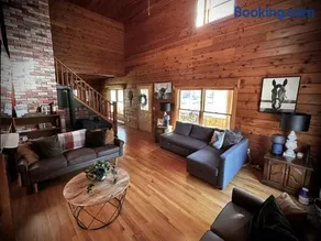 HGTV Log Cabin near Lake Willoughby, Burke, Jaypeak ang Kingdom Trails - Image 3