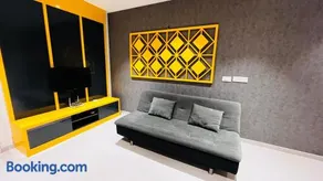 Cozy 1BHK High-Rise near ECR Balcony View Fully AC Family Friendly - Image 5