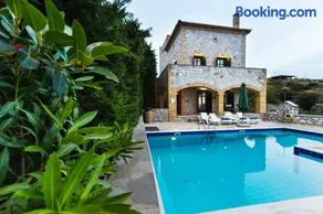 SOFIA, Luxury Stone Villa in Stoupa with Private Pool, BBQ and Amazing Sea View - Image 1