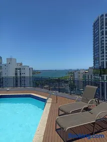 Flat com piscina, academia e vista para o mar - Image 1
