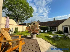 Villa Fontaine avec piscine intérieur chauffée-Maison de campagne Familiale -idéal Vacances ou Séjour Professionnel -3 chambres-Bureau séparé -Lit Bébé - Parking Facile & Gratuit - Image 1