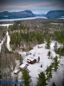 HGTV Log Cabin near Lake Willoughby, Burke, Jaypeak ang Kingdom Trails - Image 2