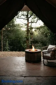 Cozy Unique Glamping on 53 acres - Bedrock Site - Image 2