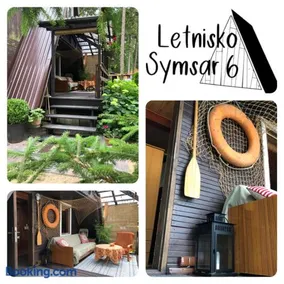 Letnisko SYMSAR 6, Drewniany domek letniskowy z ogrodem - Image 1