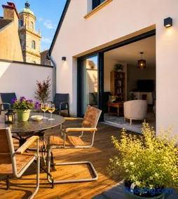 Plein centre Auray - Spacieux duplex T2 avec grande terrasse ensoleillée - Image 5