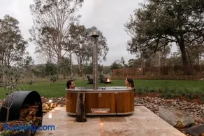 Wood-fired Hot Tub & Sauna, Tiny Cabin in Hunter Valley - Image 1