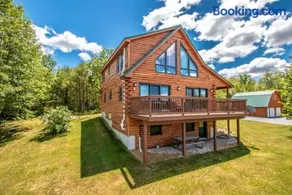 Spacious Log Home Overlooking 40 White Mnt Peaks: Host Weddings - Image 3