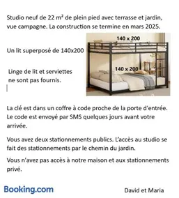 Studio 2 à 4 personnes, 12 kilomètres du parc du Puy du F - Image 2