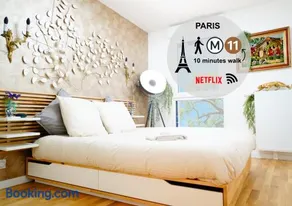 Paris I 77m Cosy luxe I Near by subway 11 & airport - Image 1