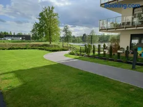 Marina Green Iława - widok na jezioro, ogródek z tarasem, klima, parking, 6 łóżek - Image 1