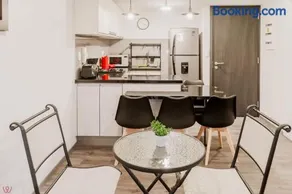 Stylish 2BR Apartment Balcony View - Image 2