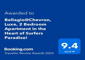 Bellagio@Chevron, Luxe, 2 Bedroom Apartment in the Heart of Surfers Paradise! - Image 4